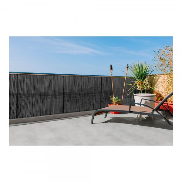 Cañizo sintético fency wick 1x3m marrón oscuro faura