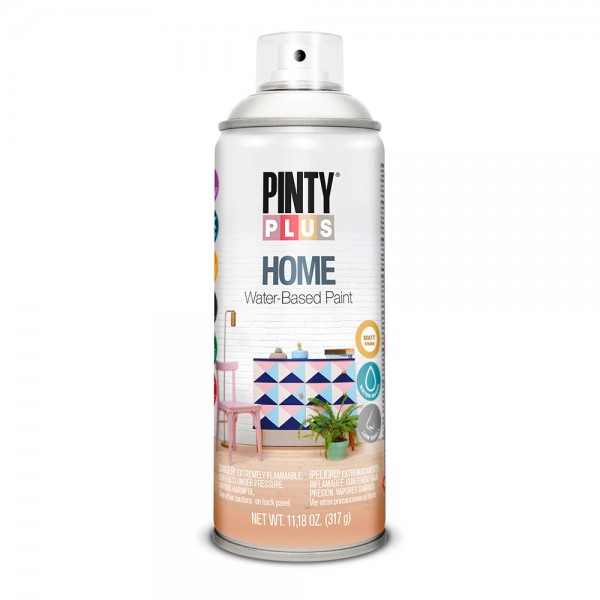 Pintura acrílica spray home water-based 520 cc neutral white hm111 (pack 2 unidades) Pintura acrílica spray home water-based 520 cc neutral white hm111 (pack 2 unidades)