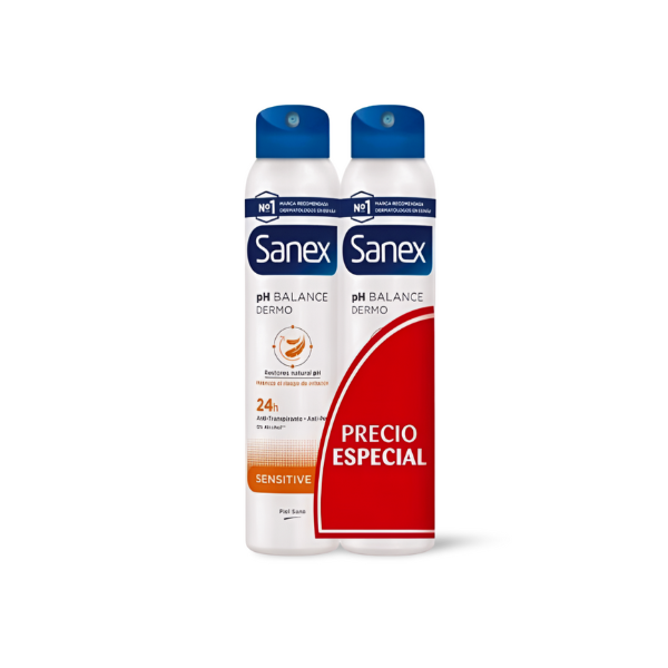 SANEX Desodorante SENSITIVE SP 200 DUPLO
