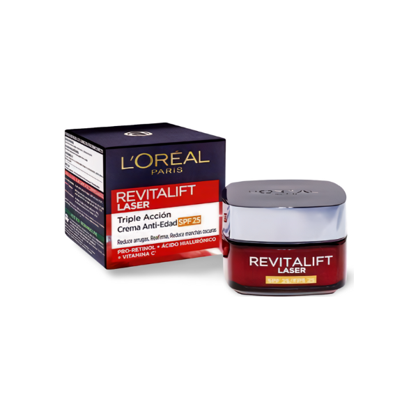 L´Oréal Revitalift Laser x 3. Crema Intensiva Anti-edad, SPF20.  50 ml