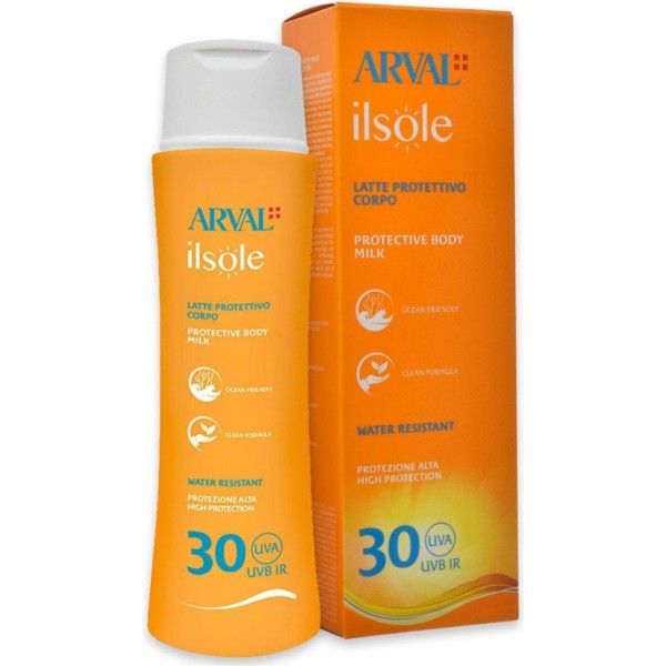 Arval ilsole body milk spf30 resistente al agua 200ml