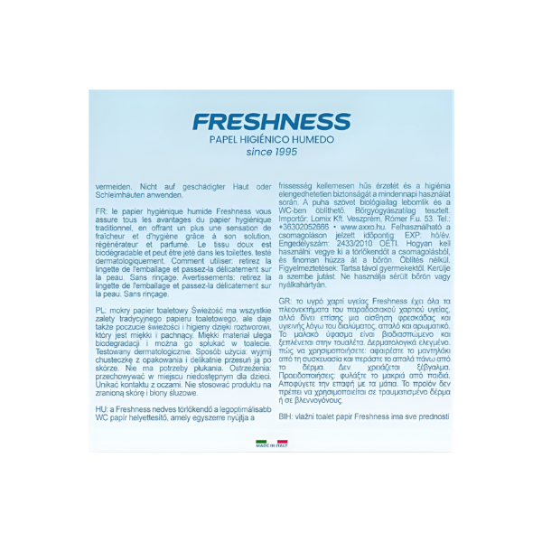 Freshness Toallitas WC  80 u