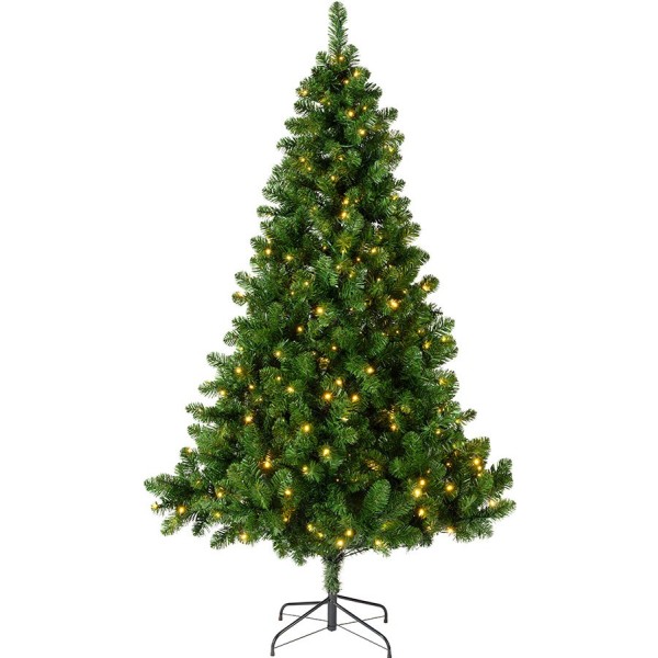 árbol de navidad uso interior tipo pino imperial con led ø137 x 210 cm