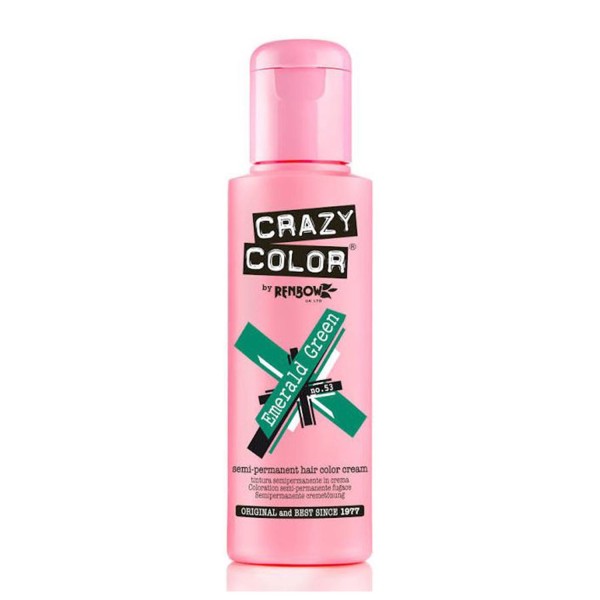 Crazy color 53 emerald green 100ml